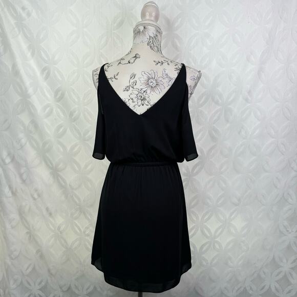 Guess Black Cold Shoulder Mini Dress Size XS - Picture 5 of 7